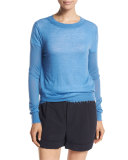 Raw-Edge Cashmere Sweater