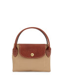 Le Pliage Small Handbag, Beige