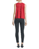 The Sweet Smock Sleeveless Top, Picnic Stitch