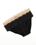 Dolce Low-Rise Bikini Briefs, Black