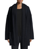 Oversized Open-Front Cardigan