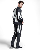 RAW Painted Denim Jacket, 3D Dark Aged