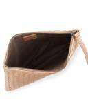 Woven Napa Wristlet Pouch