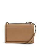 Barcelona Leather Shoulder Bag, Tan
