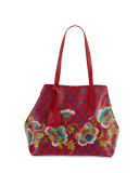 Little Marlborough Paradise Tote Bag, Red