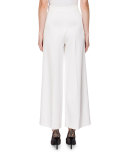Ward High-Rise Cropped Pants, White