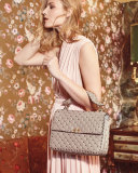 Rockstud Matelasse Large Shoulder Bag, Beige