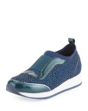 Ryley Crystal Slip-On Sneaker, Ocean