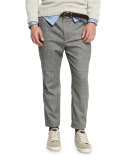 Herringbone New Cargo Pants, Lead