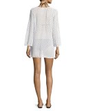 Mykonos Mesh Netting Coverup Tunic