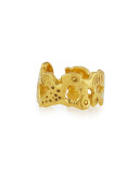 Mahie Forever 22K Gold Carved Ring