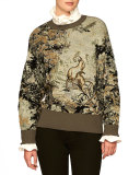 Forest Tapestry Intarsia Sweater 