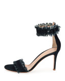 Portofino Denim 85mm Sandal, Denim
