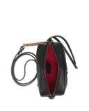 GG Marmont Mini Matelassé Camera Bag, Black