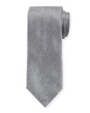 Solid Textured Silk Tie