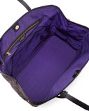 Marlborough Iphis-Print Tote Bag, Purple/Multi