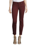 Verdugo Skinny Ankle Jeans, Deep Syrah