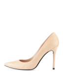 Nouveau Leather Pump, Adobe