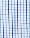 Check Woven Dress Shirt, Blue