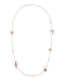Nuri the Cockatoo 18k Rose Gold Long Necklace