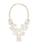 Harlow Shell Bib Necklace