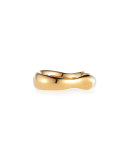 Darcey Brass Open Pearly Ring
