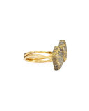 Kisses 18k Gold Ring with Diamonds