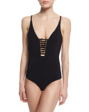Harlequin Harness Strappy-Front One-Piece Swimsuit