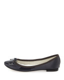 Cendrillon Patent Ballerina Flat, Asphalt