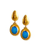 Paradiso Opal Cabochon Drop Earrings