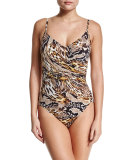 Sahara Animal-Print One-Piece Swimsuit