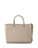 Robinson Large Zip-Top Tote Bag, French Gray