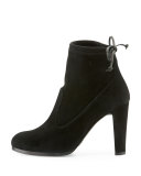 Catch Suede Bootie with Ankle Tie