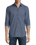 Small Triangle-Print Sport Shirt, Multi