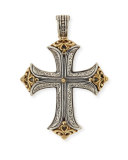 Carved Maltese Cross Pendant