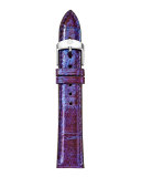 16mm Urban Vintage Snakeskin Strap, Purple