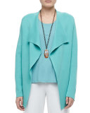 Silk-Cotton Interlock Jacket