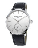Gents Slimline Manufacture Stainless Watch