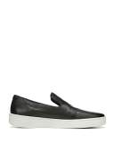 Sanborn Leather Slip-On Sneaker, Black