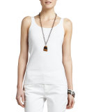 Organic Cotton Slim Tank, Petite