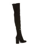 Suede 85mm Over-The-Knee Boot, Nero