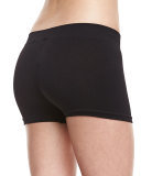 Microfiber Boyshort Underwear, Black