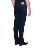 Five-Pocket Slim-Fit Denim Jeans, Denim