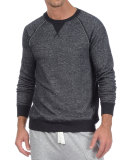 Terry Crewneck Sweatshirt, Black