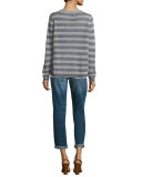 Organic Linen Striped Sweater 