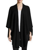Drape-Front Basic Cashmere Shawl