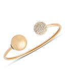 Pavé Crystal Open Flexi Cuff Bracelet