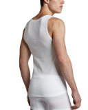 Cotton Pure Tank Top, White