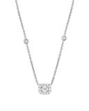 Emerald-Cut Diamond Pendant Necklace