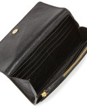 Classic Gold Money Wallet, Black